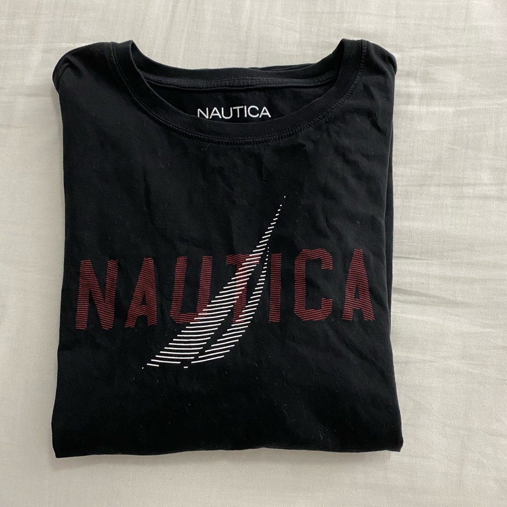 Nautica Mens Black Shirt